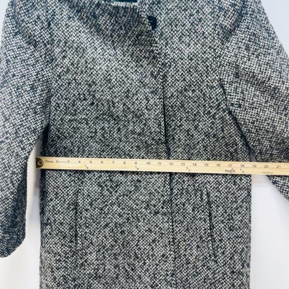 Upward Women’s Coat Blazer Gray Pure Wool Size 9 - Picture 3 of 7